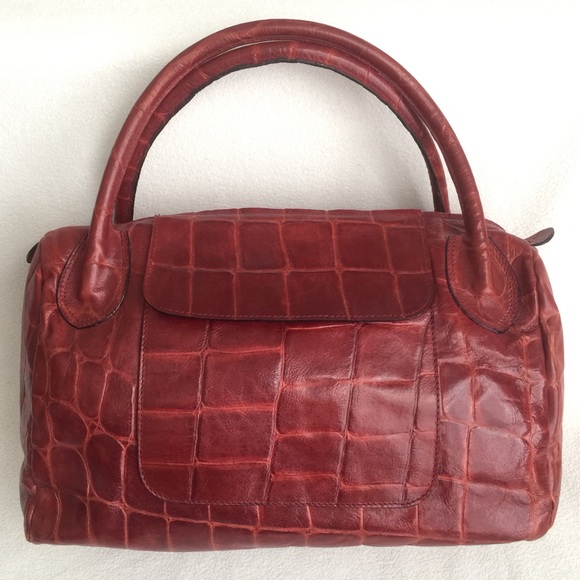 Genuine Leather Bag - Made In Italy - Picture 1 of 5